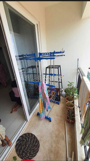 Balcony in 2 BHK Apartment at Coevolve Northern Star, Thanisandra – for Rent