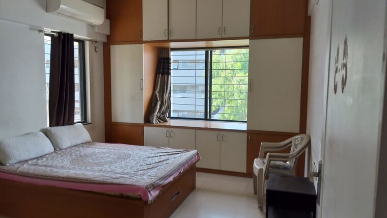 Bedroom, runwal-sanjog 3 Bedroom 1200 Sq.Ft. Apartment In Aundh Pune 10455603