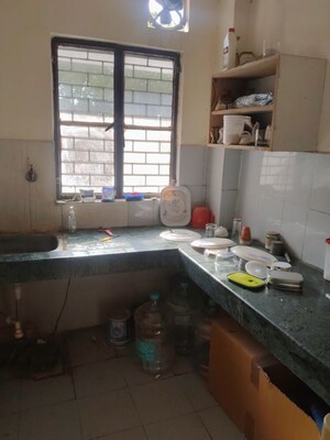 Kitchen in 1 BHK Builder Floor at UPAVP Brahmputra Enclave, Siddharth Vihar – for Rent