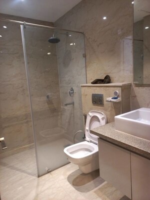 Bathroom in 4 BHK Apartment at Ambience Tivertone, Sector 50 – for Rent