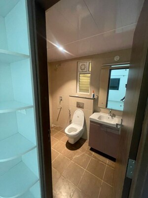 Bathroom in 2 BHK Apartment at Adarsh Greens, Kogilu – for Rent
