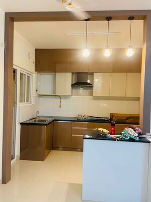 Kitchen in 2 BHK Apartment at Adarsh Greens, Kogilu – for Rent