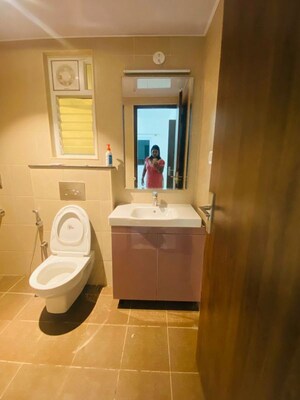 Bathroom in 2 BHK Apartment at Adarsh Greens, Kogilu – for Rent