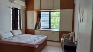 Bedroom in 3 BHK Apartment at Arun Sane Orchid Towers, Baner – for Rent