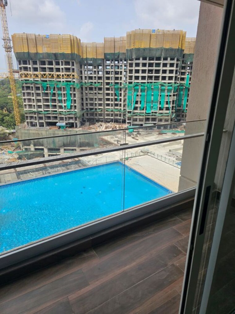 Balcony, lnt-elixir-reserve 3 Bedroom 1500 Sq.Ft. Apartment In Powai Mumbai 10455786