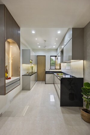 Kitchen in 4 BHK Villa at Nisarg 33, Bill – for Sale