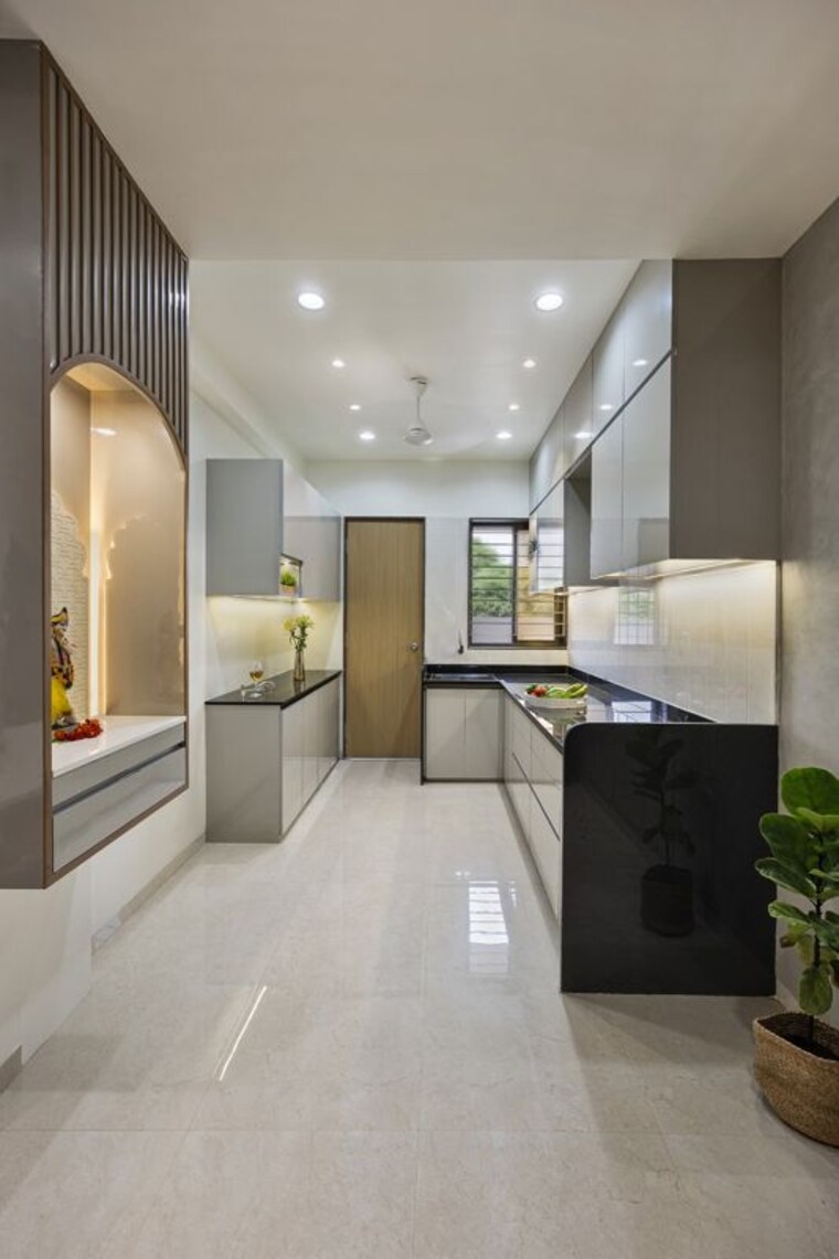 Kitchen, nisarg-33 4 Bedroom 903 Sq.Ft. Villa In Bill Vadodara 10455667
