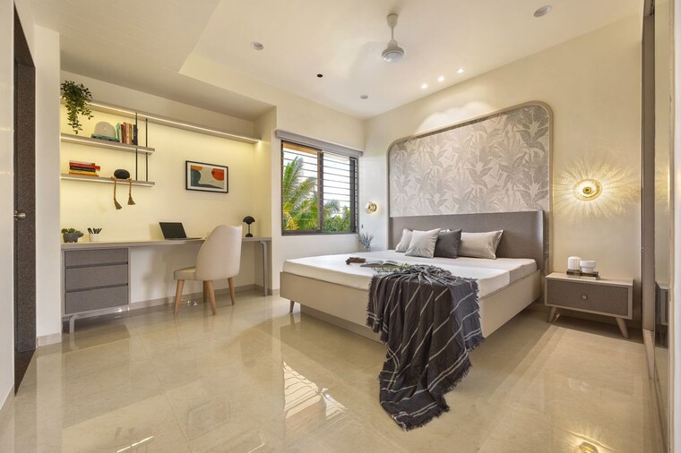 Bedroom, nisarg-33 4 Bedroom 903 Sq.Ft. Villa In Bill Vadodara 10455667