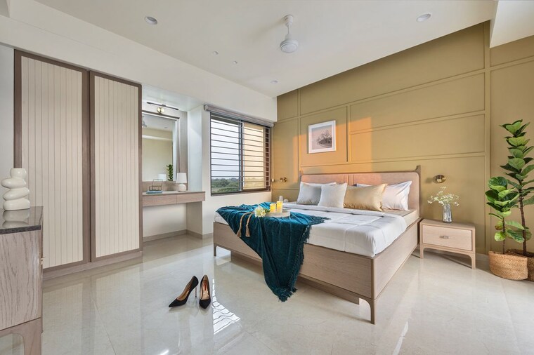Bedroom, nisarg-33 4 Bedroom 903 Sq.Ft. Villa In Bill Vadodara 10455667