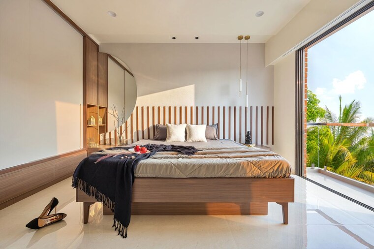 Bedroom, nisarg-33 4 Bedroom 903 Sq.Ft. Villa In Bill Vadodara 10455667