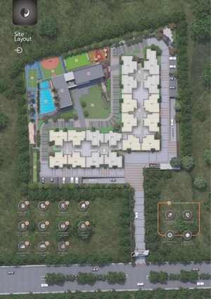 Master Plan in 3 BHK Apartment at Goyal Orchid Platinum, Whitefield – for Sale