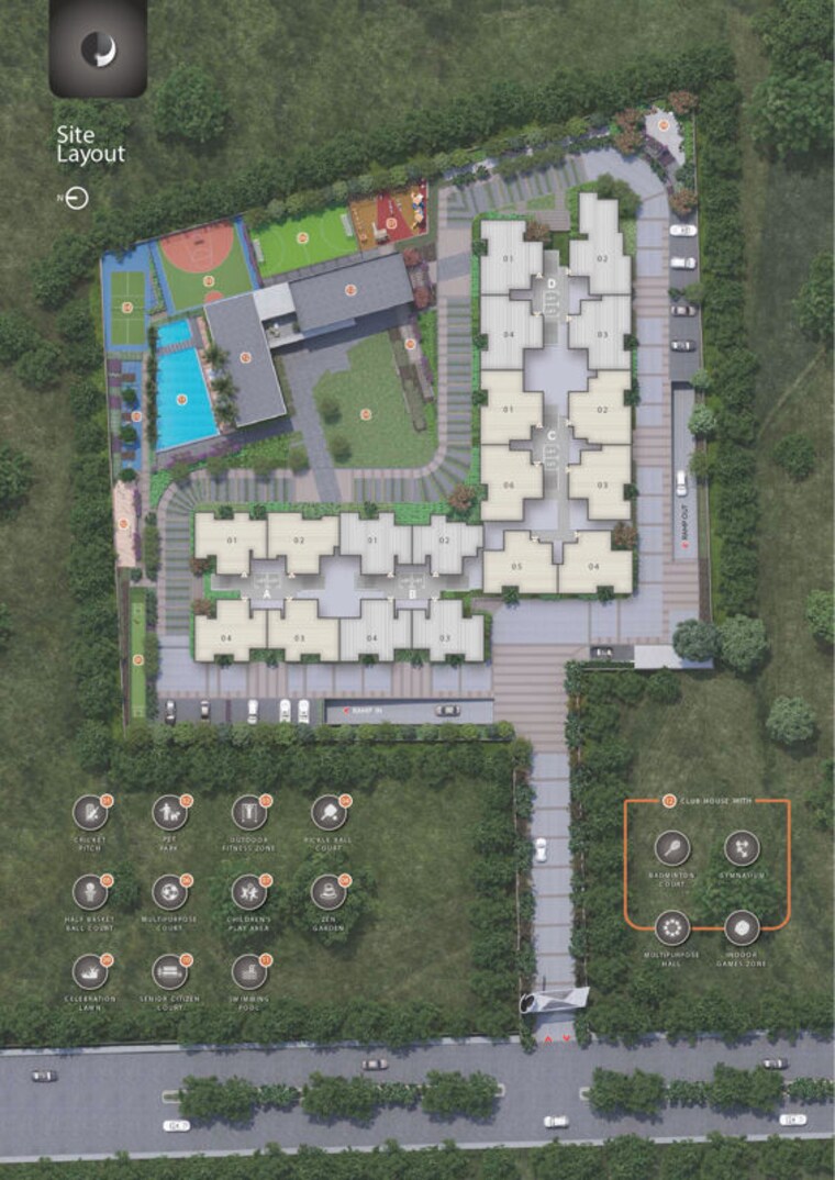 Master Plan, goyal-orchid-platinum 3 Bedroom 1485 Sq.Ft. Apartment In Whitefield Bangalore 10431887