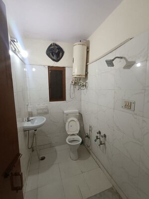Bathroom in 2 BHK Builder Floor at Lajpat Nagar ii – for Rent