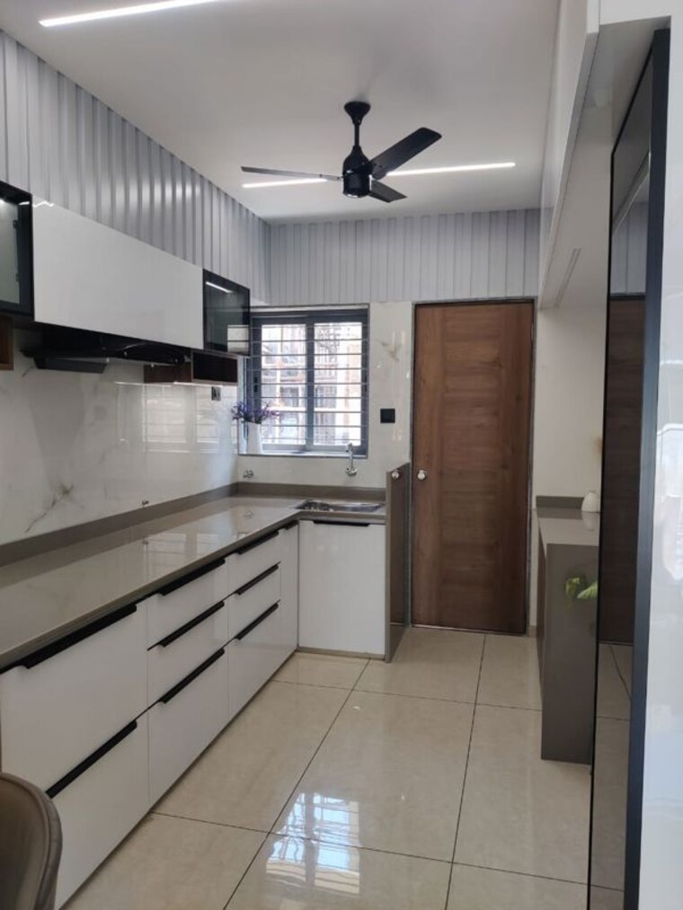 Kitchen, shivam-prakruti-harmony 4 Bedroom 924 Sq.Ft. Villa In Bill Vadodara 10455918