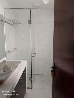 Bathroom in 3 BHK Builder Floor at Defence Colony – for Rent