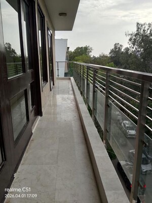 Balcony in 3 BHK Builder Floor at Defence Colony – for Rent