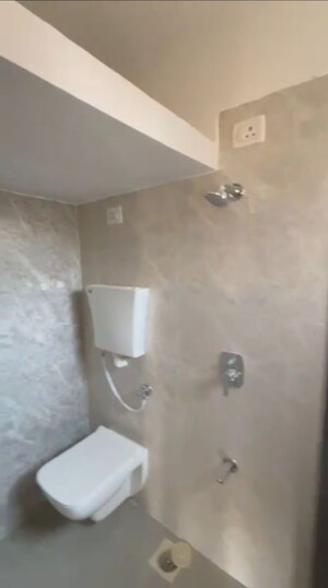 Bathroom in 1 BHK Apartment at JSB Nakshatra Veda, Vasai East – for Rent