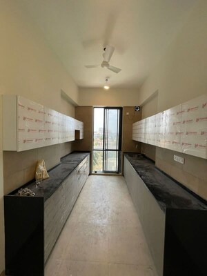 Kitchen in 3 BHK Apartment at S Raheja New Light, Khar West – for Rent