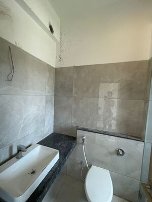 Bathroom in 3 BHK Apartment at S Raheja New Light, Khar West – for Rent