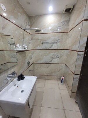Bathroom in 2 BHK Builder Floor at Aerocity – for Rent