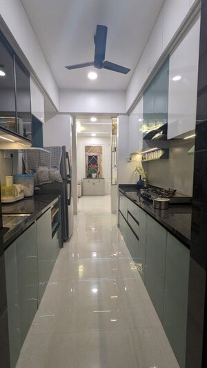 Kitchen in 3 BHK Apartment at Nyati Equatorial, Bavdhan – for Rent