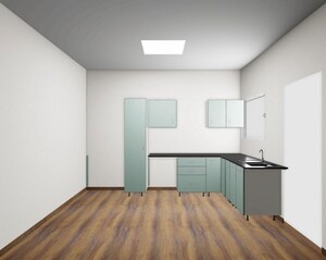 Bedroom in 3 BHK Apartment at ASBL Spectra, Financial District – for Rent