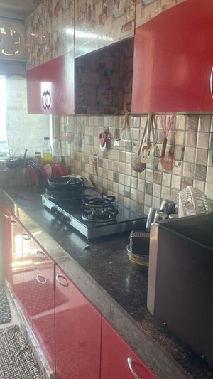 Kitchen in 3 BHK Apartment at Mapsko Paradise, Sector 83 – for Rent