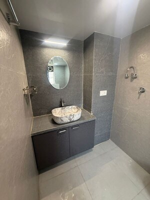 Bathroom in 1 RK Apartment at Piccadilly 1 CHS, Goregaon East – for Rent