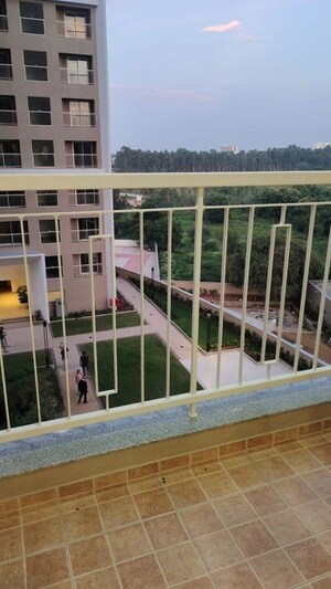 Balcony in 2 BHK Apartment at Sobha Dream Gardens, Thanisandra Main Road – for Rent