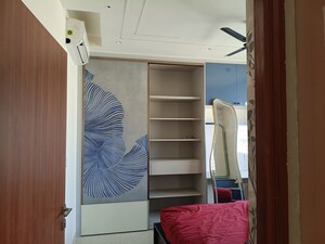 Bathroom in 3 BHK Apartment at Aurobindo The Regent, Kondapur – for Rent