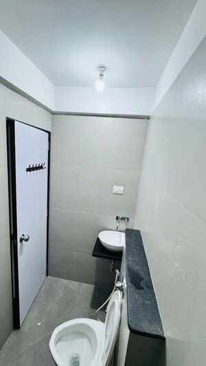 Bathroom in 1 BHK Apartment at Goregaon Sukhniwas CHS, Goregaon West – for Rent