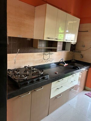 Kitchen in 1 BHK Apartment at Sanghvi Arham Arcade, Kharghar – for Rent