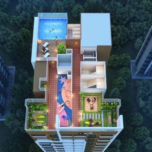 2 BHK Apartment – Exterior View View at Shree Pote Pallacio, Kharghar Sector 11 - for Sale