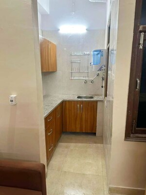 Kitchen in 1 BHK Builder Floor at Indira Colony – for Rent