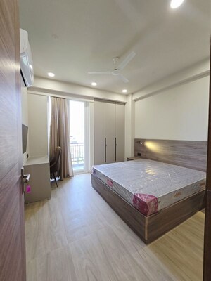 Bedroom in Studio Builder Floor at Sushant Lok ii – for Rent