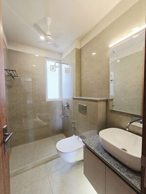 Bathroom in Studio Builder Floor at Sushant Lok ii – for Rent