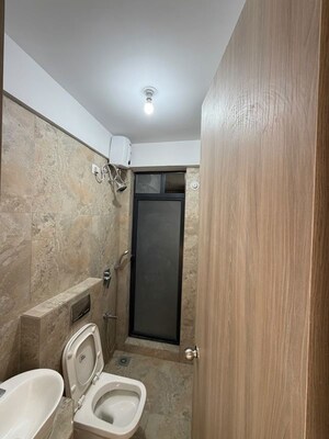 Bathroom in 2.5 BHK Apartment at Prescon Midtown Bay, Mahim West – for Rent