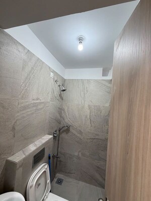 Bathroom in 2.5 BHK Apartment at Prescon Midtown Bay, Mahim West – for Rent