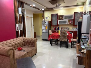Living Room in 3 BHK Apartment at Jains Carlton Creek, Manikonda – for Rent