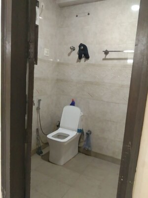 Bathroom in 3 BHK Builder Floor at Mehrauli – for Rent