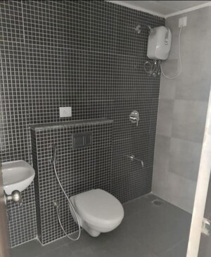 Bathroom in 2 BHK Apartment at Lodha Downtown, Dombivli East – for Rent