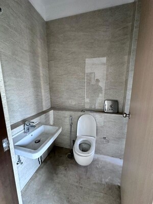 Bathroom in 2 BHK Apartment at Adani Ten BKC, Bandra East – for Rent