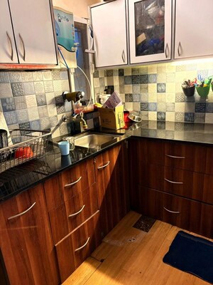 Kitchen in 2.5 BHK Apartment at Bramha Memories, Bhosale Nagar – for Rent