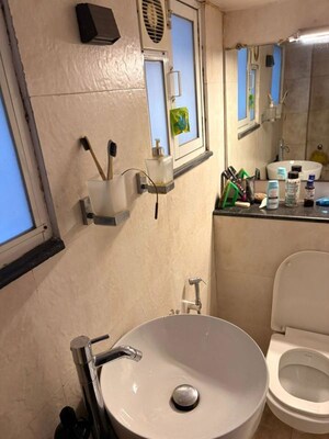 Bathroom in 2.5 BHK Apartment at Bramha Memories, Bhosale Nagar – for Rent