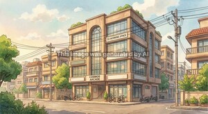  Office Space – Exterior View View at Malbazar - for Sale