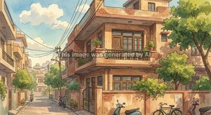  Builder Floor – Exterior View View at Basai Dara Pur - for Sale