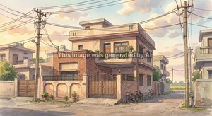  Independent House – Exterior View View at Amarheri - for Sale