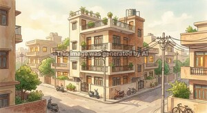  Builder Floor – Exterior View View at Shakur Basti - for Sale