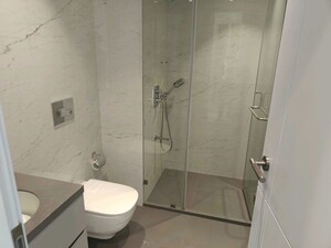 Bathroom in 2 BHK Apartment at Lodha The Park, Worli – for Rent