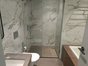 Bathroom in 2 BHK Apartment at Lodha The Park, Worli – for Rent